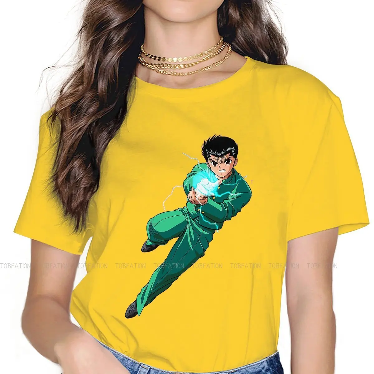 Футболки Yusuke Urameshi 4XL Yu Hakusho Yusuke Kuwabara Kurama Botan женские Графические Топы из чистого хлопка с круглым вырезом
Футболки Yusuke Urameshi 4XL Yu Hakusho Yusuke Kuwabara Kurama Botan женские Графические Топы из чистого хлопка с круглым вырезом
