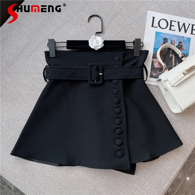 2021 Fall and Winter New Ladies Western Style Button High Waist Suit Mini Skirt Women's Fashion Simple Solid A- Line Suit Skirt
2021 Fall and Winter New Ladies Western Style Button High Waist Suit Mini Skirt Women's Fashion Simple Solid A- Line Suit Skirt