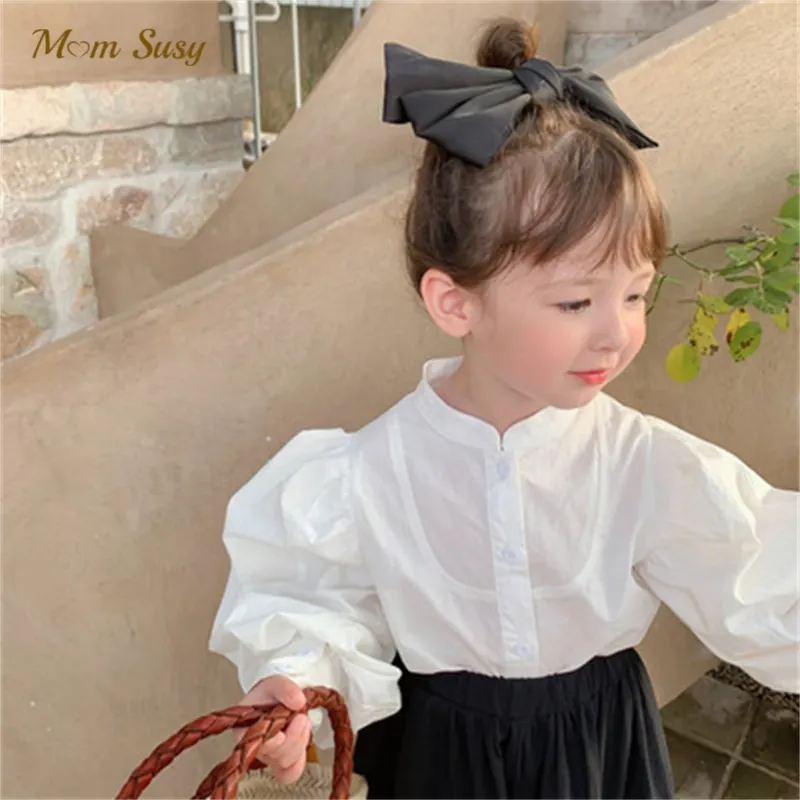 Baby Girl Puff Sleeve Blouse Cotton Infant Toddler Princess Shirt Autumn Spring Top White Blouse French Style Baby Clothes 1-7Y
Baby Girl Puff Sleeve Blouse Cotton Infant Toddler Princess Shirt Autumn Spring Top White Blouse French Style Baby Clothes 1-7Y
