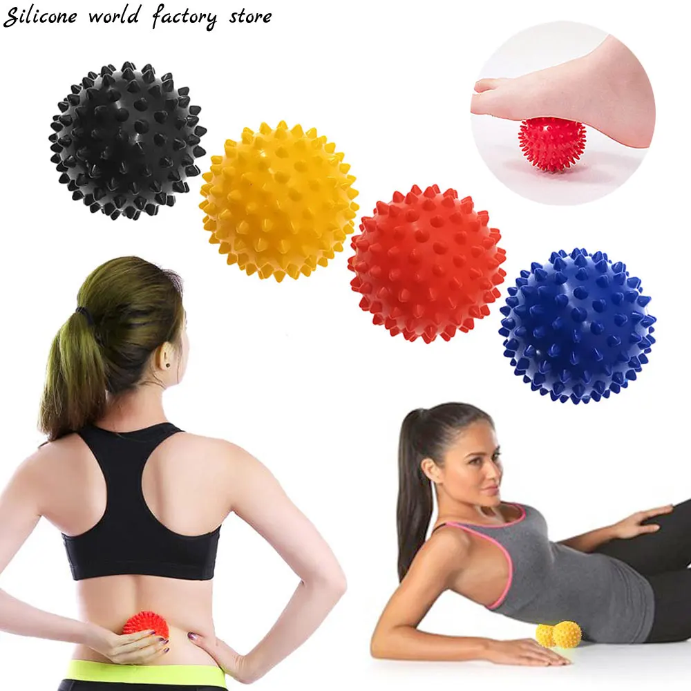 Silicone world PVC Spiky Massage Ball Sport Fitness Hand Foot Pain Relief Plantar Fasciitis Reliever Foot Muscle Massage Balls
Silicone world PVC Spiky Massage Ball Sport Fitness Hand Foot Pain Relief Plantar Fasciitis Reliever Foot Muscle Massage Balls
