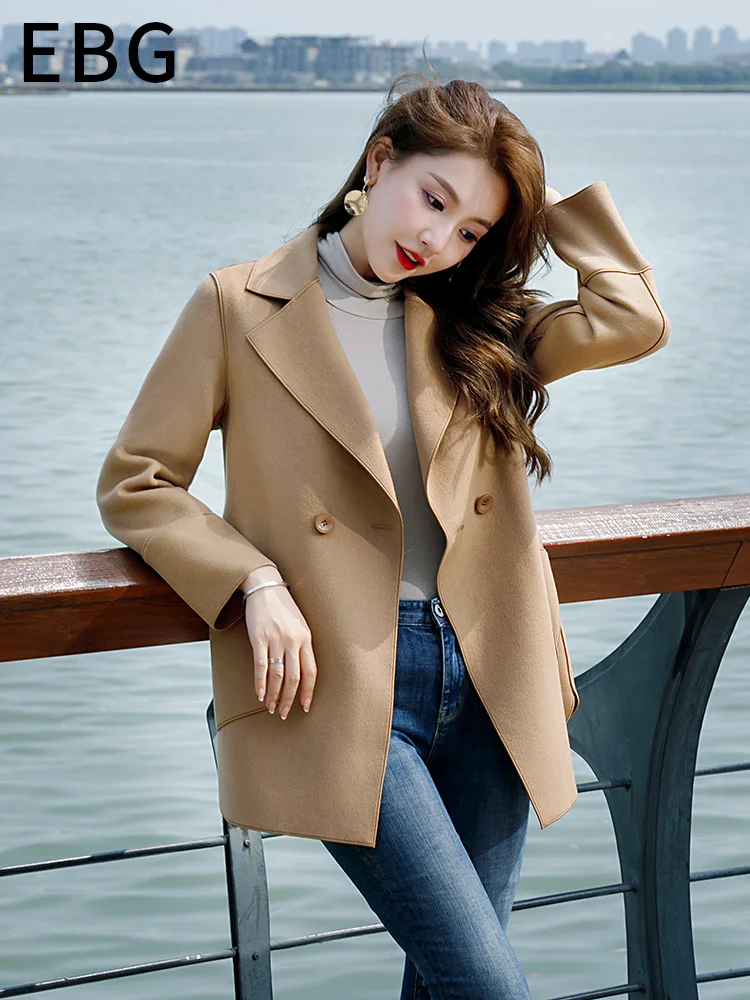 Double sided cashmere coat women's medium and long suit collar slim 2021 new small aging high-end coat autumn
Double sided cashmere coat women's medium and long suit collar slim 2021 new small aging high-end coat autumn
