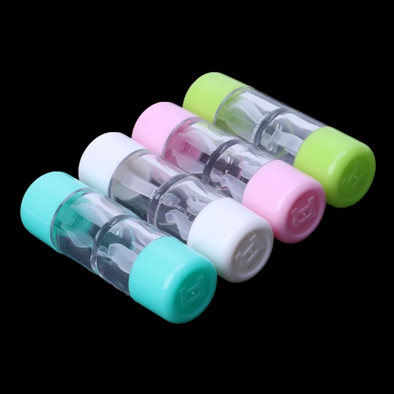 

2022 New Contact Lens Box Bottle Plastic Objective Travel Portable Case Storage Container