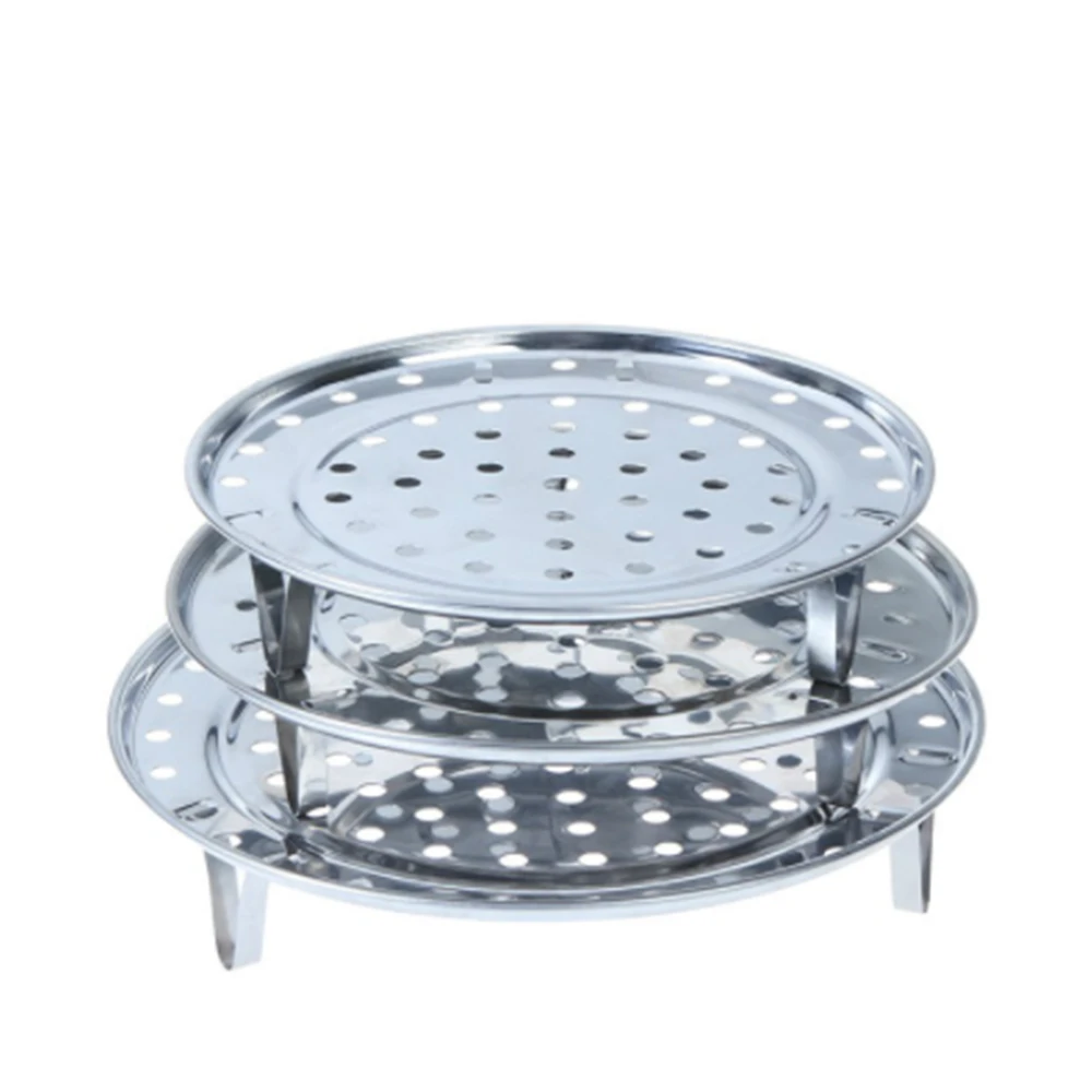 3Pcs Stainless Steel Kitchen Food Steamer Steaming Rack Multifunction Bowl Pot Steaming Tray Stand Basket Kitchen Accessories
3Pcs Stainless Steel Kitchen Food Steamer Steaming Rack Multifunction Bowl Pot Steaming Tray Stand Basket Kitchen Accessories