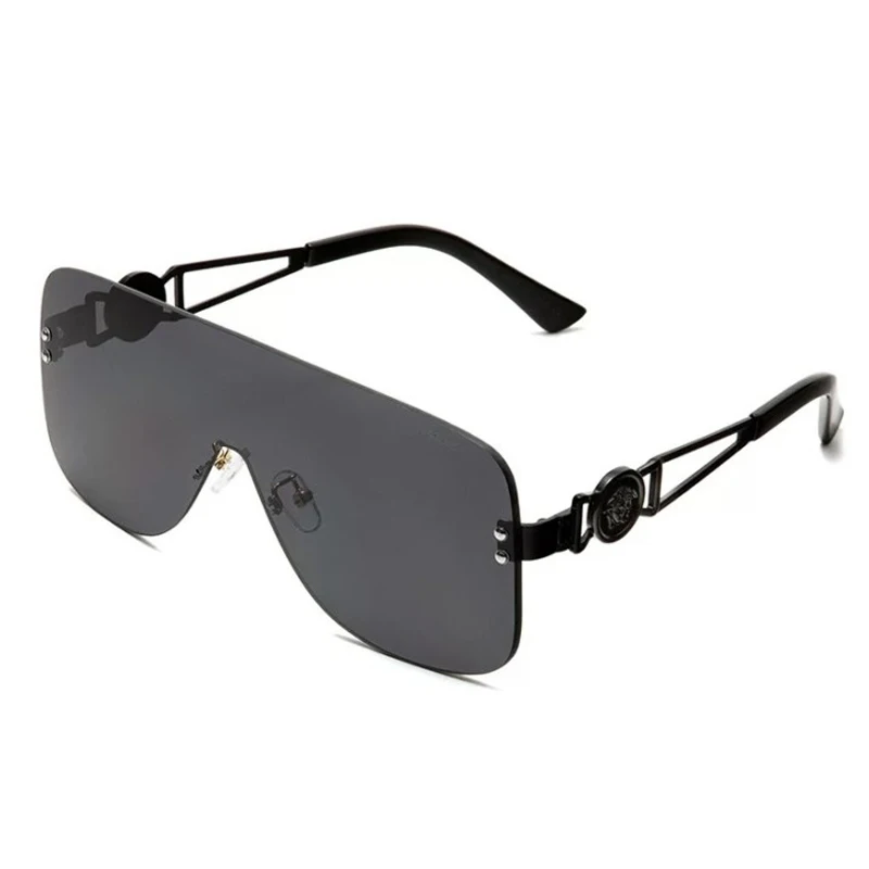 Fashion one mirror big frame sunglasses decoration men and women boundless sunglasses personality metal glasses oculos 
Fashion one mirror big frame sunglasses decoration men and women boundless sunglasses personality metal glasses oculos