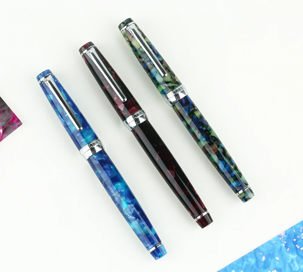 MOONMAN DELIKE Fountain Pen Newmoon Series Acrylic Resin Iridium EF/F/Small Bent Writing Pen Gift Set for Business Office
MOONMAN DELIKE Fountain Pen Newmoon Series Acrylic Resin Iridium EF/F/Small Bent Writing Pen Gift Set for Business Office