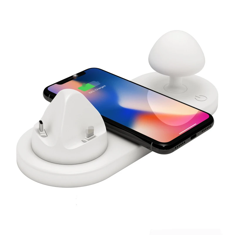 Беспроводное зарядное устройство Qi 3 в 1 для iPhone X XR Xs Max Smasung S8 S9 Plus | Мобильные