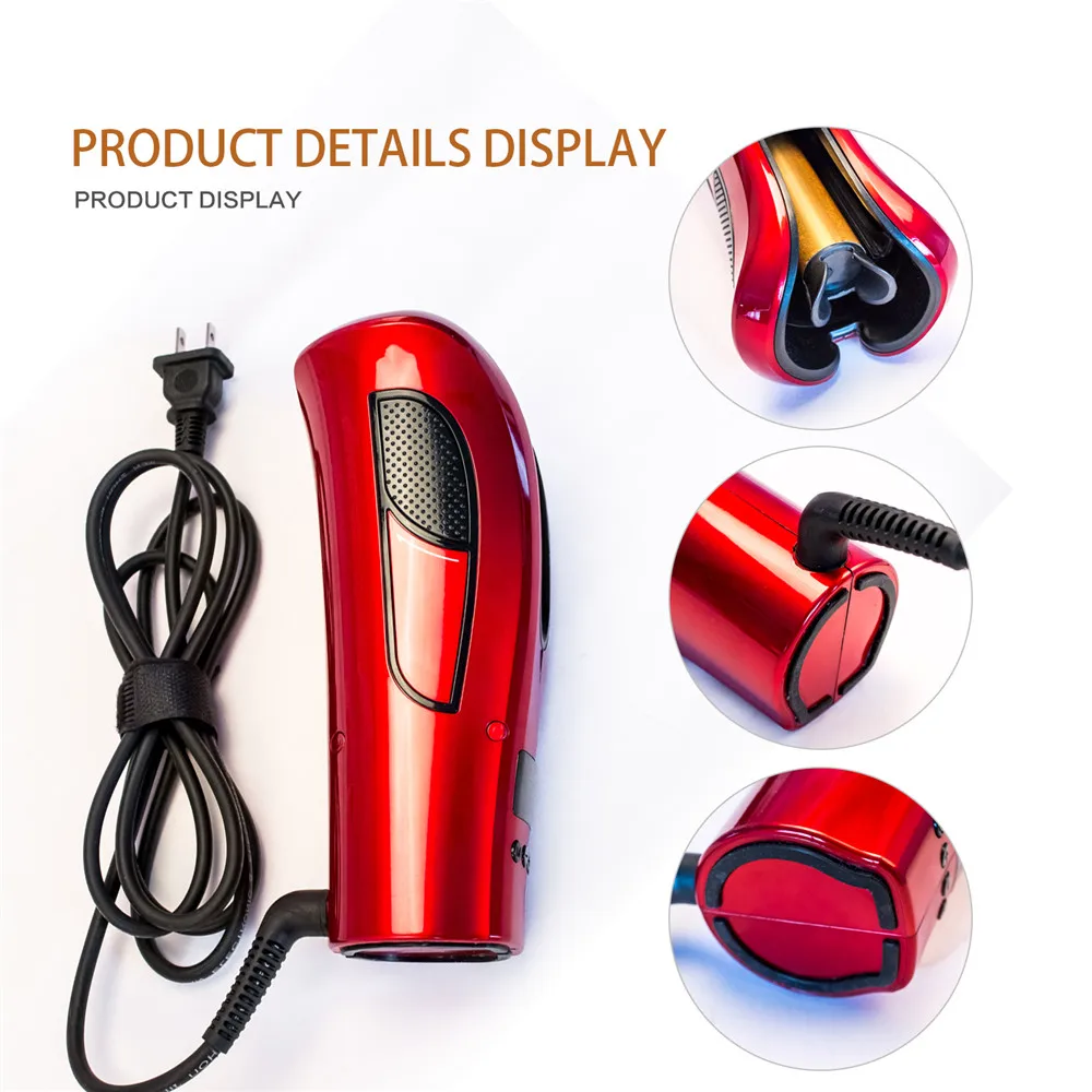 Wireless Curling Iron automatic Curling Iron Air Waves Temperature LCD Display Ceramic Curly Rotating Air Magic hair curler 
Wireless Curling Iron automatic Curling Iron Air Waves Temperature LCD Display Ceramic Curly Rotating Air Magic hair curler