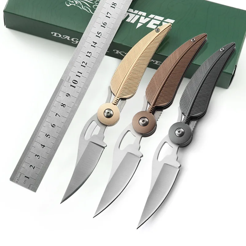 Outdoor cutter, feather fruit knife, stainless steel multi-function folding knife
Outdoor cutter, feather fruit knife, stainless steel multi-function folding knife