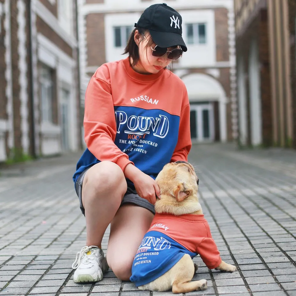 French Bulldog Pet Dog Cat Clothes Autumn Pure Cotton Hoodie Dogs Family Matching Costumes Parent-child Teddy Chihuahua Coats
French Bulldog Pet Dog Cat Clothes Autumn Pure Cotton Hoodie Dogs Family Matching Costumes Parent-child Teddy Chihuahua Coats