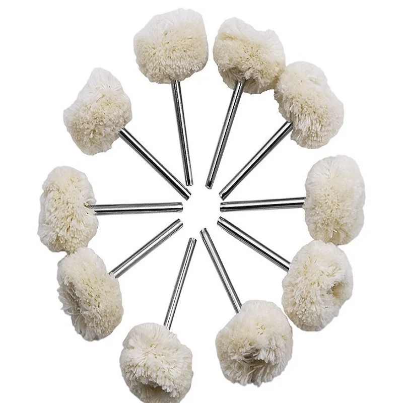 Wool Polishing Wheel 10pcs Carving Polishing Wheel Rotary Tools 2.35mm Shank Fleece Grinding For Fine Polishing Wood Nuclear
Wool Polishing Wheel 10pcs Carving Polishing Wheel Rotary Tools 2.35mm Shank Fleece Grinding For Fine Polishing Wood Nuclear