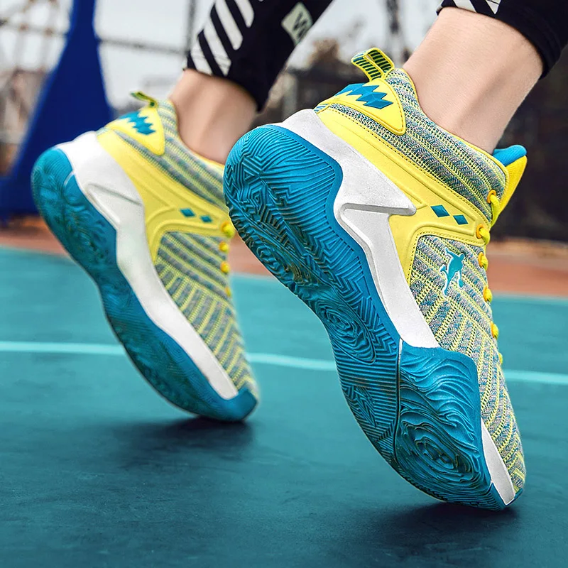 New style flying woven mesh men's basketball shoes breathable couple sneakers all-match trend women's sports shoes
New style flying woven mesh men's basketball shoes breathable couple sneakers all-match trend women's sports shoes
