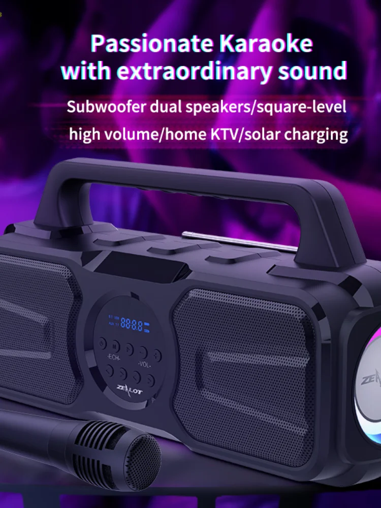 Portable 40W High-power Bluetooth Speaker Center Acoustic System Wireless Outdoor Portable TWS Subwoofer Sports Soundbar
Portable 40W High-power Bluetooth Speaker Center Acoustic System Wireless Outdoor Portable TWS Subwoofer Sports Soundbar