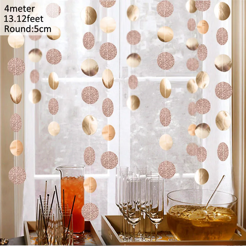 4m Mirror Paper Star Round Garland Flash Banner Happy Birthday Decoration Girl Boy Baby Shower Curtain Adult Wedding DIY Decor
4m Mirror Paper Star Round Garland Flash Banner Happy Birthday Decoration Girl Boy Baby Shower Curtain Adult Wedding DIY Decor