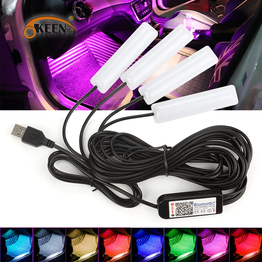 4Pcs Transparent white Atmosphere Light USB Neon Strip Colorful Ambient Light Decorative Lamp RGB Led Car Interior
4Pcs Transparent white Atmosphere Light USB Neon Strip Colorful Ambient Light Decorative Lamp RGB Led Car Interior