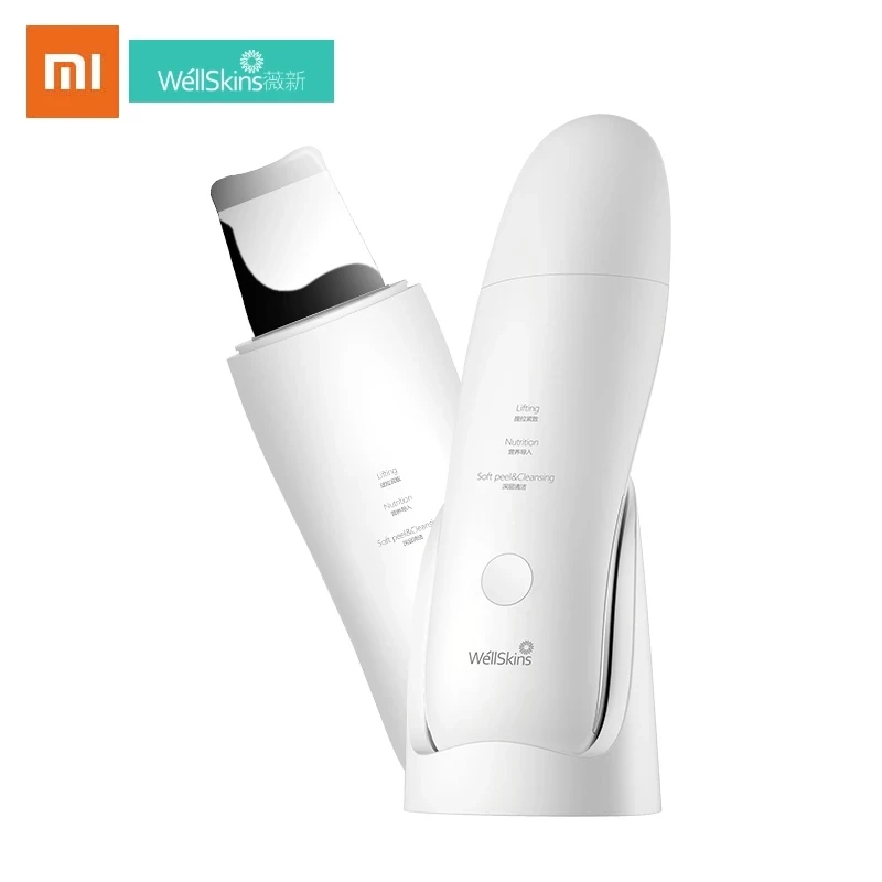 Ультразвуковой пилинг Xiaomi WellSkins, устройство для глубокой очистки и внедрения питательного контроля жирности и черных точек
Ультразвуковой пилинг Xiaomi WellSkins, устройство для глубокой очистки и внедрения питательного контроля жирности и черных точек