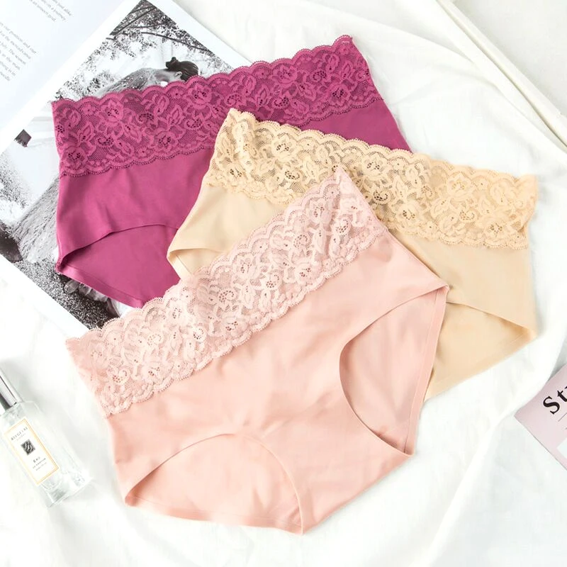 New Seamless Mid-Waist Silk Panties Women's Cotton Underwear Large Size Sexy Lace panties Women's Briefs Ladyies Underpants
New Seamless Mid-Waist Silk Panties Women's Cotton Underwear Large Size Sexy Lace panties Women's Briefs Ladyies Underpants