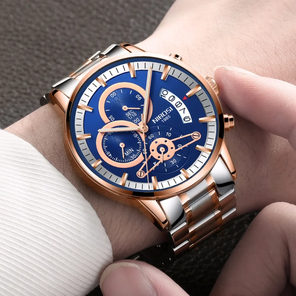 2021 New Mens Watches NIBOSI Top Brand Clock Chronograph Waterproof Sport Automatic Date Quartz Watch For Men Relogio Masculino
2021 New Mens Watches NIBOSI Top Brand Clock Chronograph Waterproof Sport Automatic Date Quartz Watch For Men Relogio Masculino