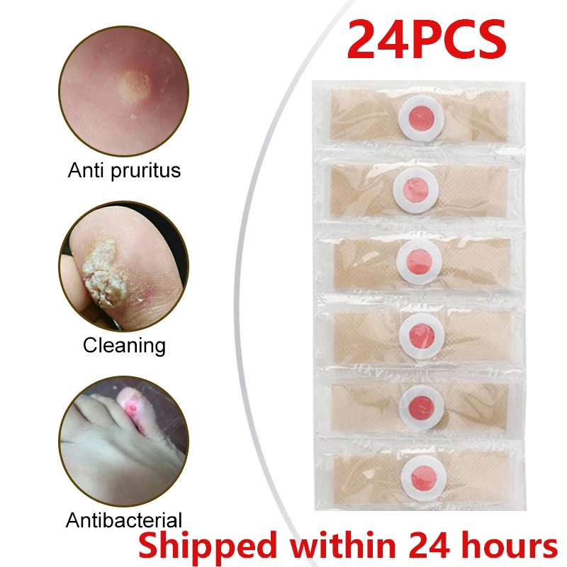 24Pcs Foot Corn Removal Patch Old Cocoon Calluses Plantar Warts Thorn Care Foot Corn Sticker Detox Feet Pads Curative Plaster
24Pcs Foot Corn Removal Patch Old Cocoon Calluses Plantar Warts Thorn Care Foot Corn Sticker Detox Feet Pads Curative Plaster