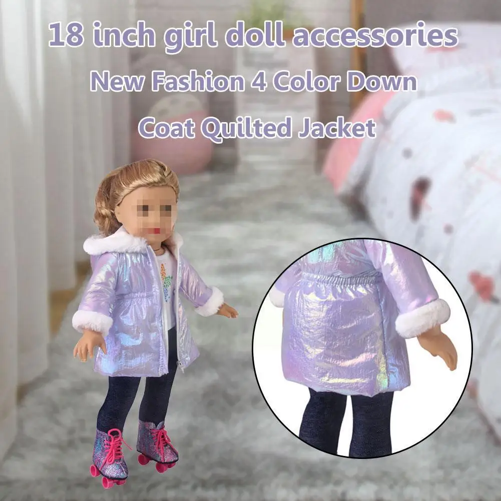 18 Inch New Fashion Dolls Down Coat Padded Jacket Girl Accessories Doll Color 4 Choose Cloth Can N5W1
18 Inch New Fashion Dolls Down Coat Padded Jacket Girl Accessories Doll Color 4 Choose Cloth Can N5W1