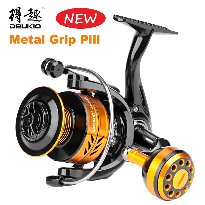 Deukio New Desgin Spinning Reel As1000~7000 metal reel lure fishing wheel strong braking force Free shipping
Deukio New Desgin Spinning Reel As1000~7000 metal reel lure fishing wheel strong braking force Free shipping