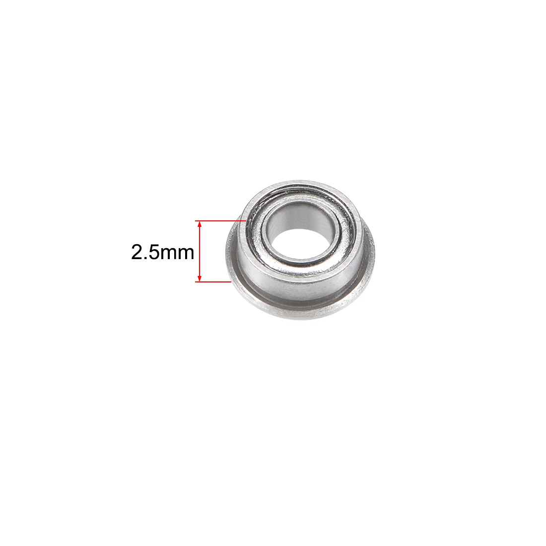 uxcell MF63ZZ Flange Ball Bearing 3x6x2.5mm Shielded Chrome Steel Bearings 5pcs
uxcell MF63ZZ Flange Ball Bearing 3x6x2.5mm Shielded Chrome Steel Bearings 5pcs