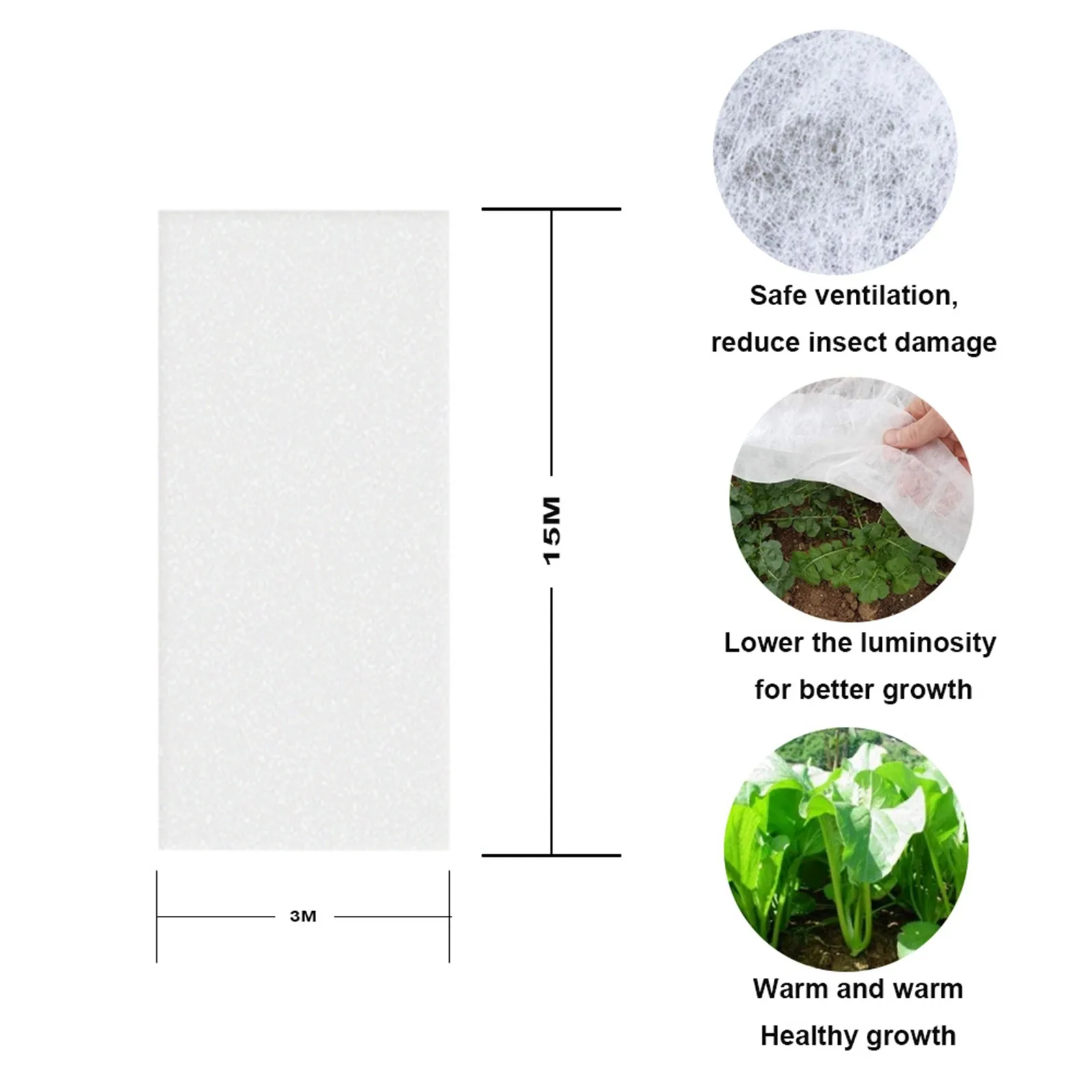 Garden Fabric Plant Care Cover Outdoor Frost Protection Blanket Floating Row Crop Cover Garden Prevent Bird Mesh Netting Cloth
Garden Fabric Plant Care Cover Outdoor Frost Protection Blanket Floating Row Crop Cover Garden Prevent Bird Mesh Netting Cloth
