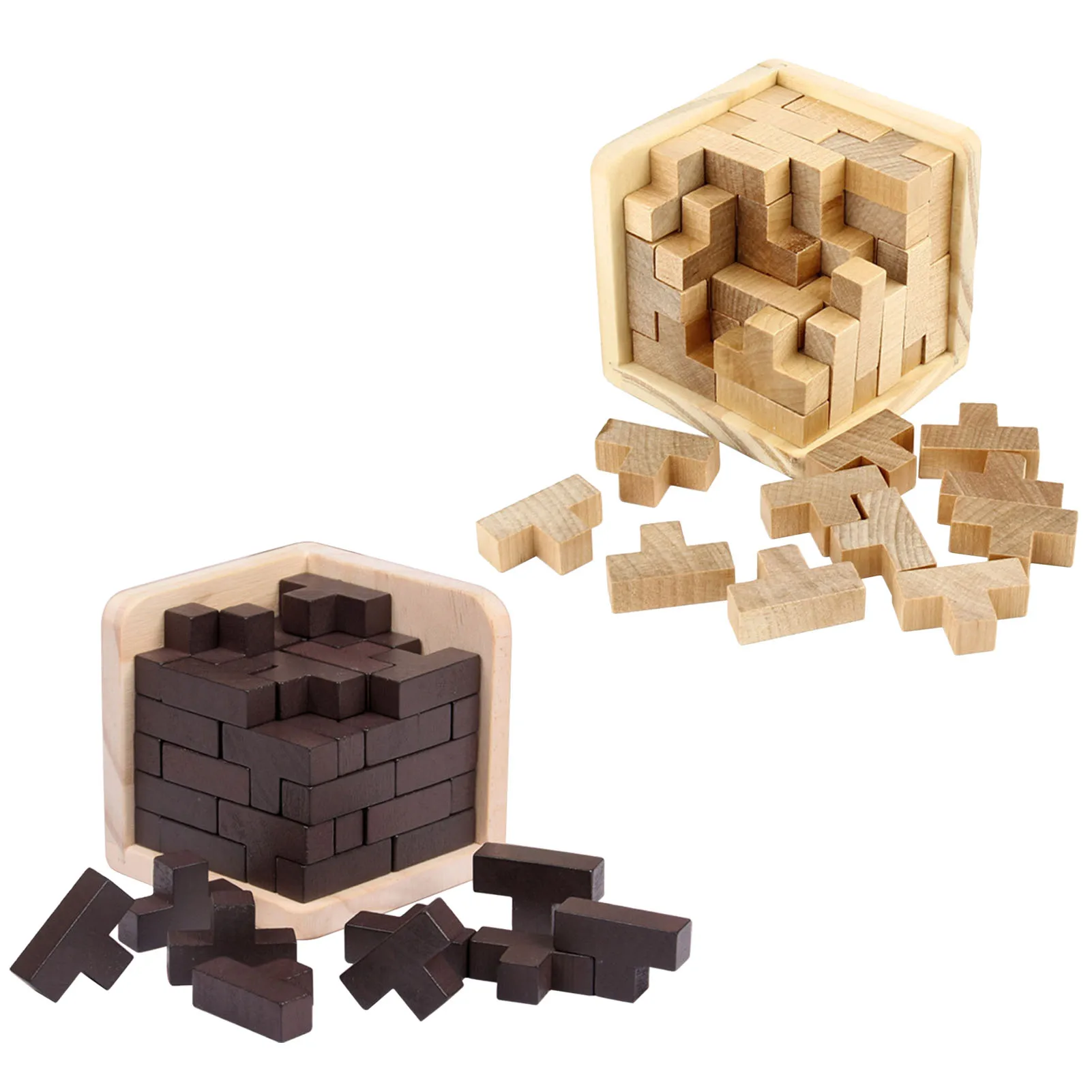 54pcs 3D Wooden Puzzle Toy Brain Teaser Puzzle T Shape Jigsaw Puzzle Toy Educational Shape Brain Teaser Geometric Matching Toys
54pcs 3D Wooden Puzzle Toy Brain Teaser Puzzle T Shape Jigsaw Puzzle Toy Educational Shape Brain Teaser Geometric Matching Toys