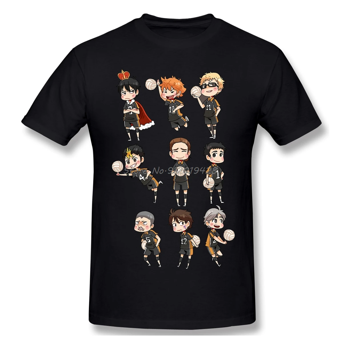 Haikyuu Volleyball Sports Anime 2021 New Arrival T-Shirt Karasuno Chibs Unique Design Crewneck Cotton For Men
Haikyuu Volleyball Sports Anime 2021 New Arrival T-Shirt Karasuno Chibs Unique Design Crewneck Cotton For Men