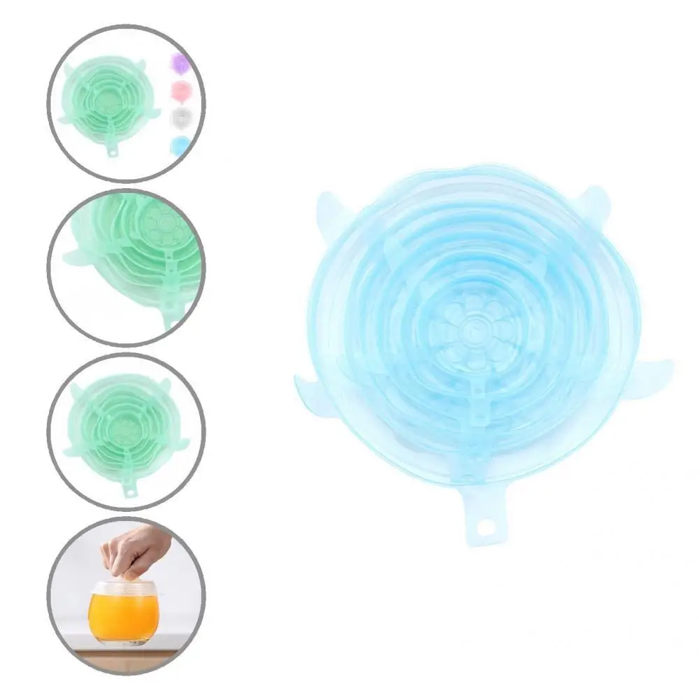 Useful Sealing Cover Eco-friendly Lightweight Silicone Insulation Cup Bowl Lid Food Wrap Cap Bowl Pot Cover 6Pcs
Useful Sealing Cover Eco-friendly Lightweight Silicone Insulation Cup Bowl Lid Food Wrap Cap Bowl Pot Cover 6Pcs