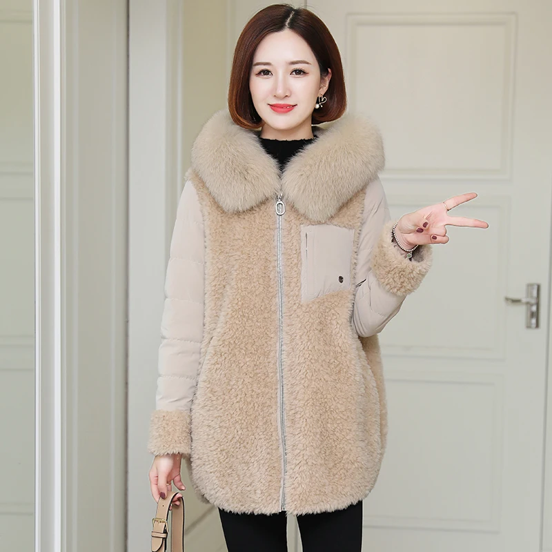 JCHB 2021 Real Fur Coat Women 100% Wool Female Jacket Autumn Winter Down Jackets Hooded Fox Fur Collar Clothes Abrigo Mujer Pph
JCHB 2021 Real Fur Coat Women 100% Wool Female Jacket Autumn Winter Down Jackets Hooded Fox Fur Collar Clothes Abrigo Mujer Pph
