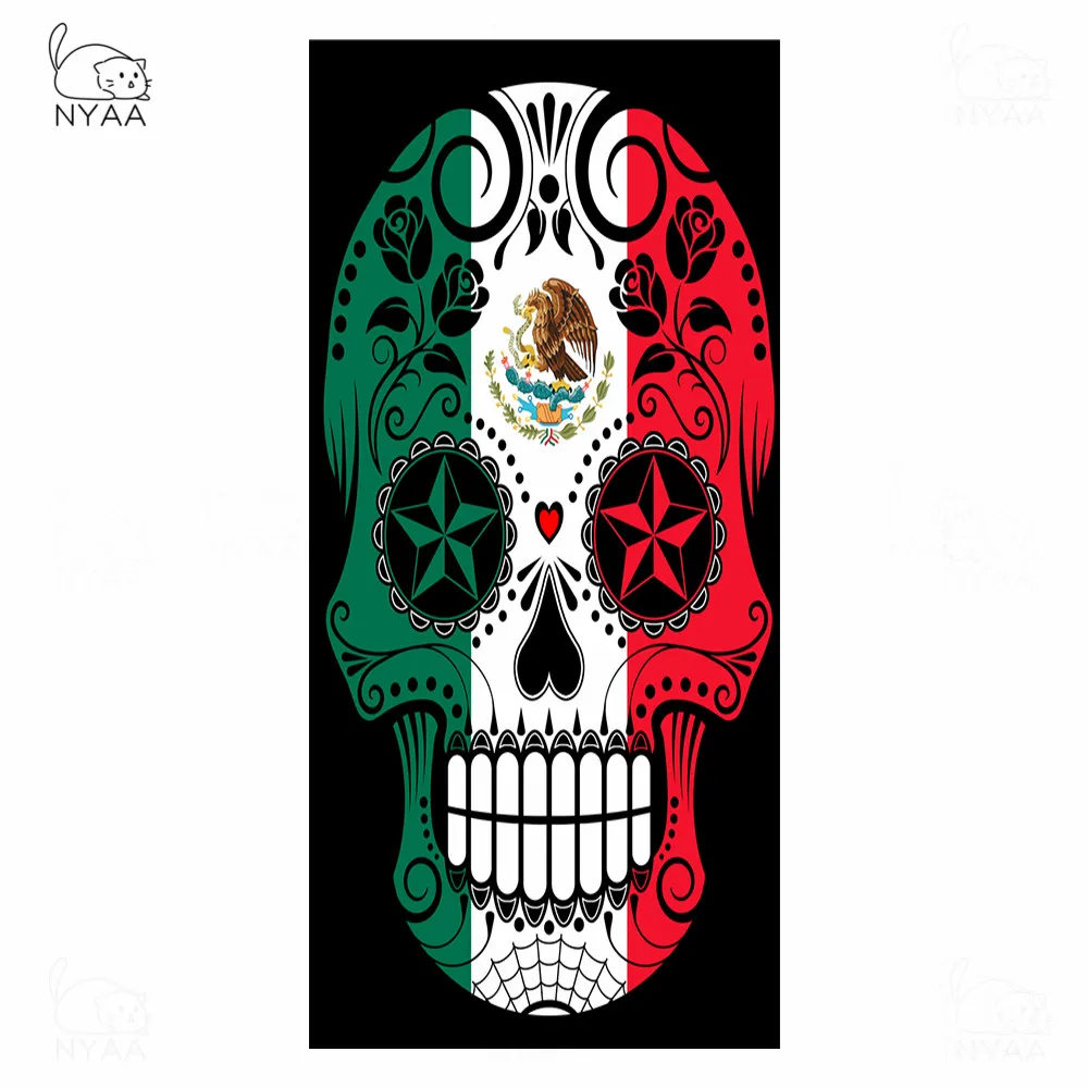 Sugar Skull Bath Towel Bathroom Microfiber Gothic Floral Beach Towel Pink Rose Rectangle Black Yoga Mat 70cmx140cm
Sugar Skull Bath Towel Bathroom Microfiber Gothic Floral Beach Towel Pink Rose Rectangle Black Yoga Mat 70cmx140cm