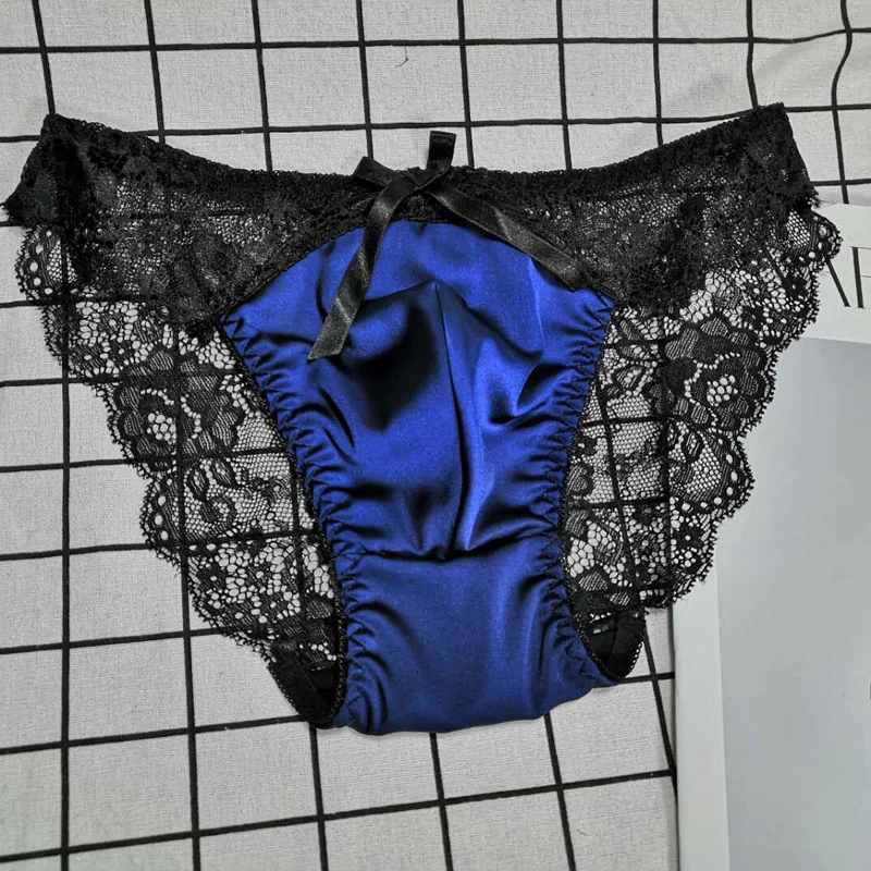 New Men Satin Underwear Sexy Sissy Panties Gay Men Shiny Soft Lace Lingerie Low Rise Stretchy Bikini Briefs Sexy Men Underwear
New Men Satin Underwear Sexy Sissy Panties Gay Men Shiny Soft Lace Lingerie Low Rise Stretchy Bikini Briefs Sexy Men Underwear