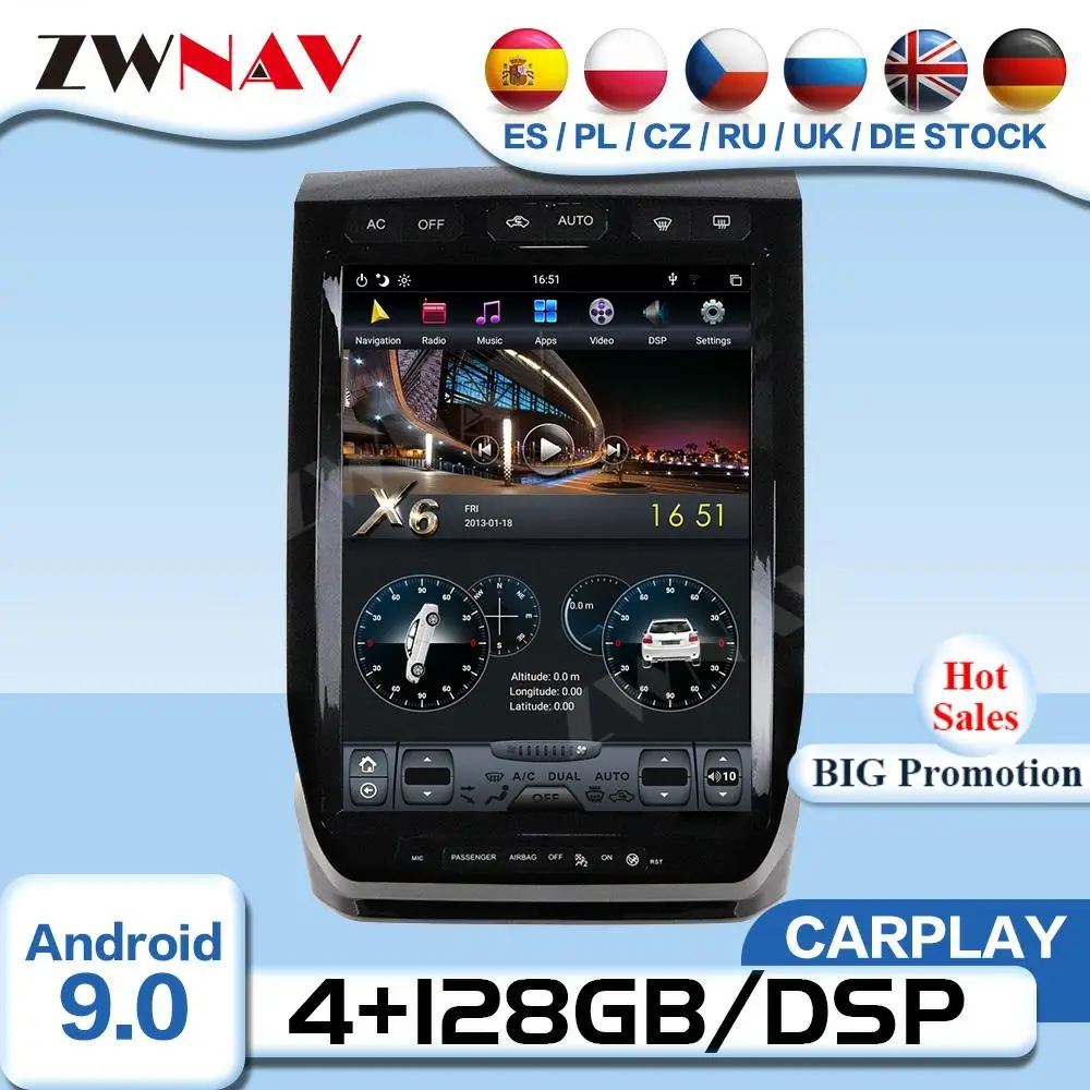 Видеоплеер на Android 9 с экраном Tesla 1 DIn для Ford F150 2015 2016 2017 2018 GPS мультимедийный радиоприемник аудио стерео головное устройство
Видеоплеер на Android 9 с экраном Tesla 1 DIn для Ford F150 2015 2016 2017 2018 GPS мультимедийный радиоприемник аудио стерео головное устройство