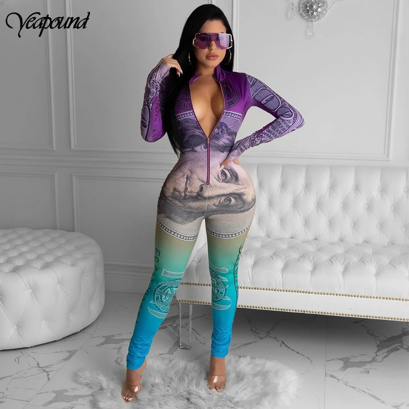 Принт ремень Bodycon Комбинезоны новые модные с длинными рукавами и круглым вырезом на молнии спереди узкие вечерние Клубные пикантные комбин...
Принт ремень Bodycon Комбинезоны новые модные с длинными рукавами и круглым вырезом на молнии спереди узкие вечерние Клубные пикантные комбин...