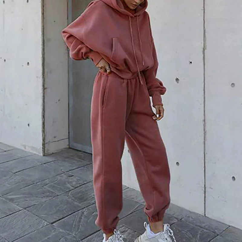 Tracksuit 2 Piece Women Set Casual Oversized Hoodies Sweatshirt Loose Sweatpants Autumn Women Outfits Joggers Sport Suit
Tracksuit 2 Piece Women Set Casual Oversized Hoodies Sweatshirt Loose Sweatpants Autumn Women Outfits Joggers Sport Suit