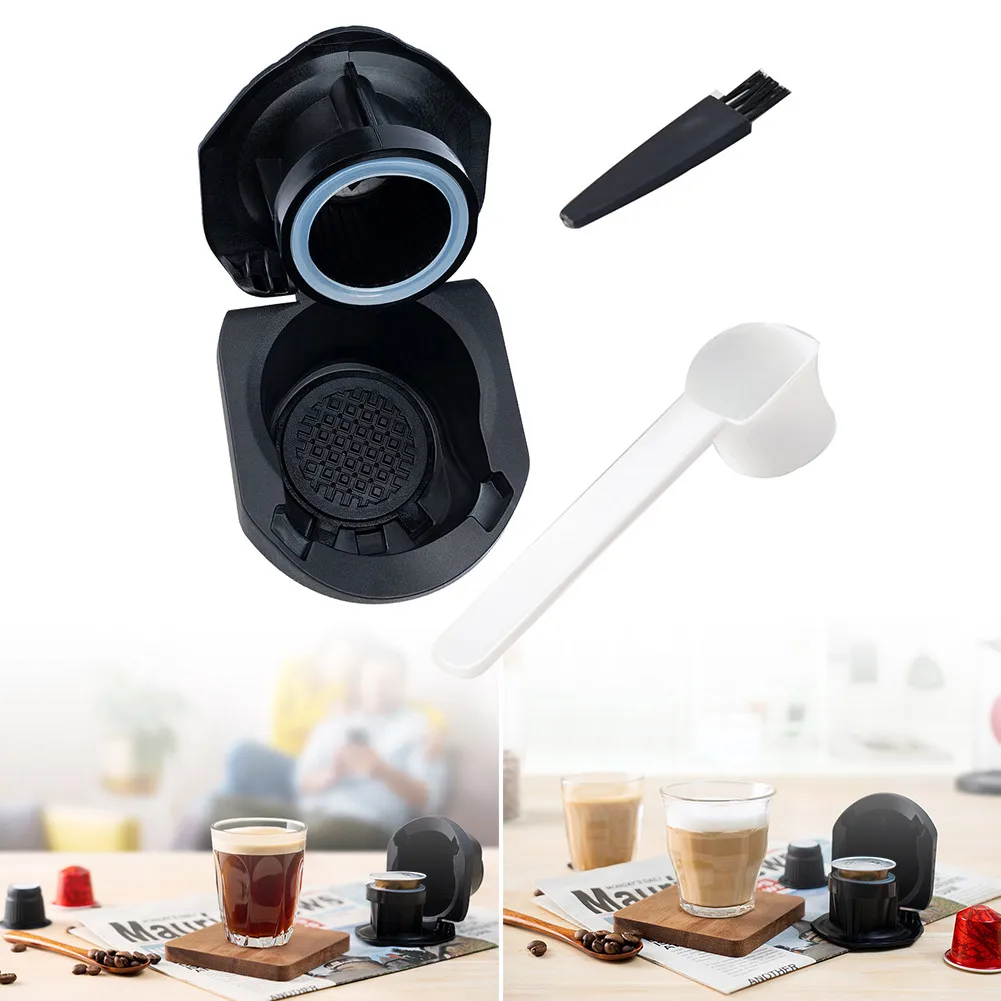 Reusable Capsule Adapter For Nespressos Coffee Capsules Convert With Dolce Gusto Coffee Stainless Steel Machine Accessories
Reusable Capsule Adapter For Nespressos Coffee Capsules Convert With Dolce Gusto Coffee Stainless Steel Machine Accessories