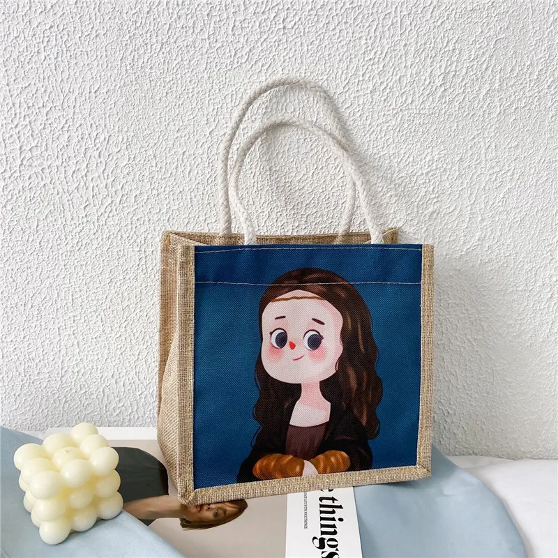 Girl Handbags Canvas Cartoon Printing Tote Bag Cotton Cloth Shoulder Shopper Bags for Women Eco Foldable Reusable Shopping Bags
Girl Handbags Canvas Cartoon Printing Tote Bag Cotton Cloth Shoulder Shopper Bags for Women Eco Foldable Reusable Shopping Bags