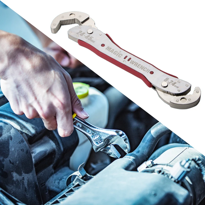 9-42mm Adjustable Universal Wrench Spanner Tool Home Hand Tool Ratchet Key Set Wrench Multi-functional
9-42mm Adjustable Universal Wrench Spanner Tool Home Hand Tool Ratchet Key Set Wrench Multi-functional
