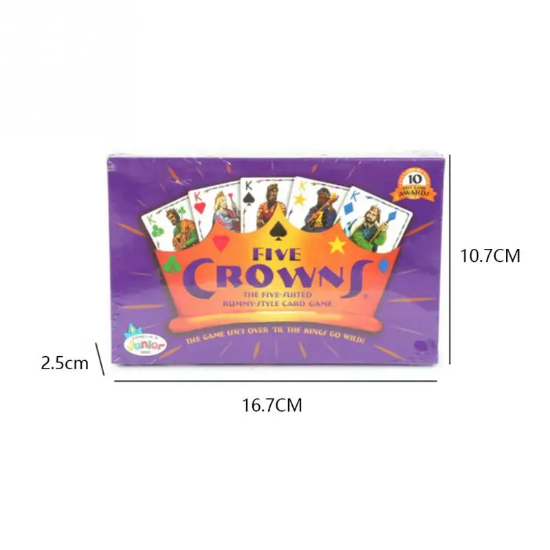 Travel Home Family Gathering Bar Five Crowns Gift Entertainment For Children Adluts Leisure Party Table Funny Playing Card Game
Travel Home Family Gathering Bar Five Crowns Gift Entertainment For Children Adluts Leisure Party Table Funny Playing Card Game