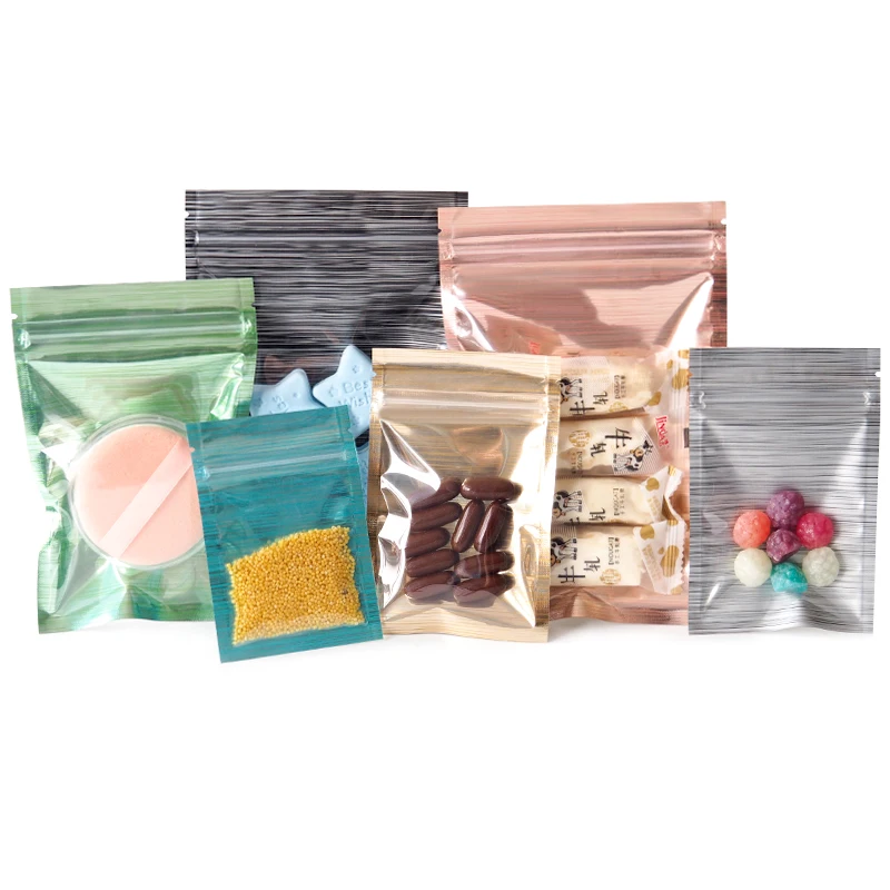 Color Moisture-proof Window Show Zipper Bag Fruit Dry Tea Packaging Bag Self-sealing Transparent Jewelry Sealed Pocket
Color Moisture-proof Window Show Zipper Bag Fruit Dry Tea Packaging Bag Self-sealing Transparent Jewelry Sealed Pocket