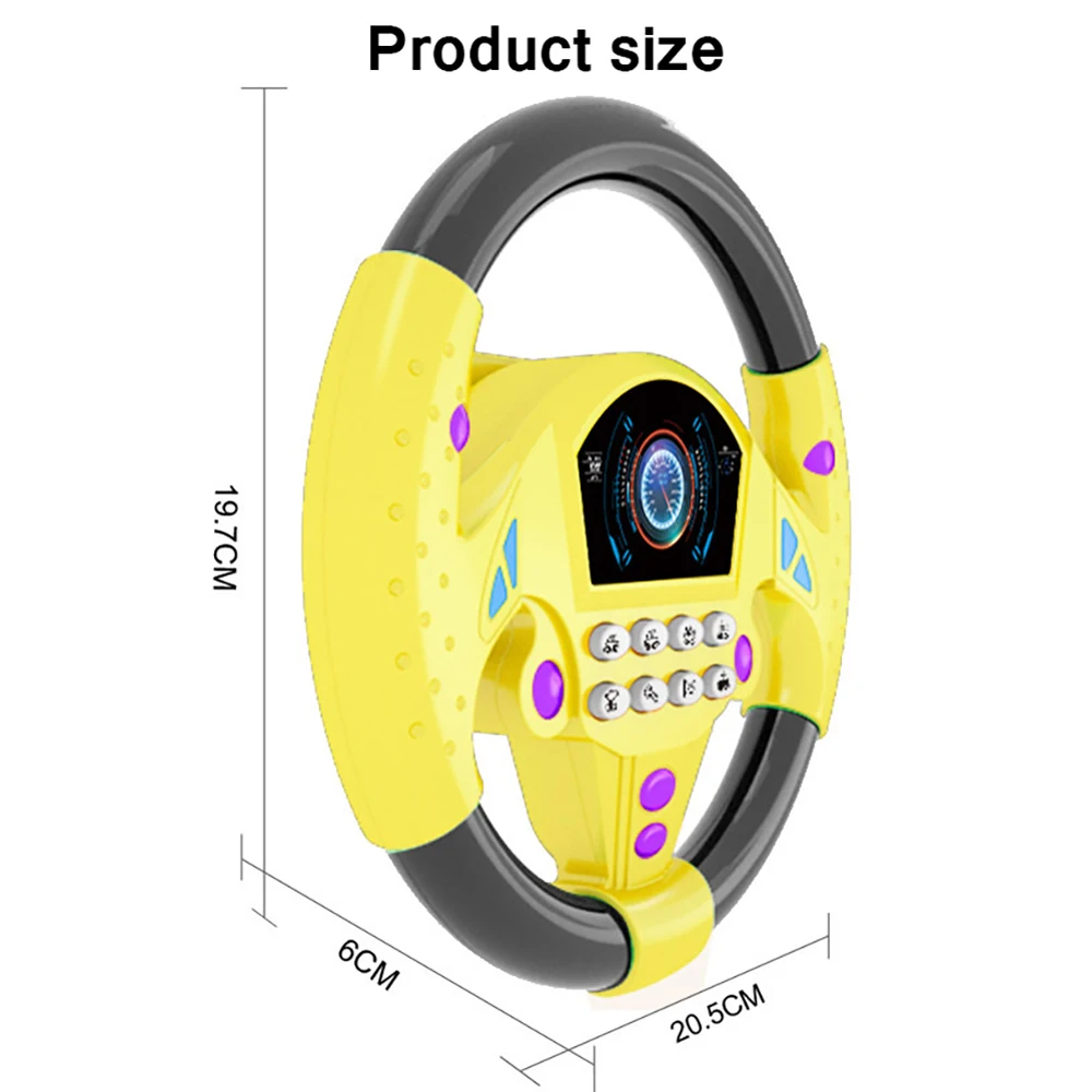 2021 Newest Baby Toys Copilot Steering Wheel Puzzle Baby Developing Educational Toy Simulation Steering Toy Car For Child
2021 Newest Baby Toys Copilot Steering Wheel Puzzle Baby Developing Educational Toy Simulation Steering Toy Car For Child