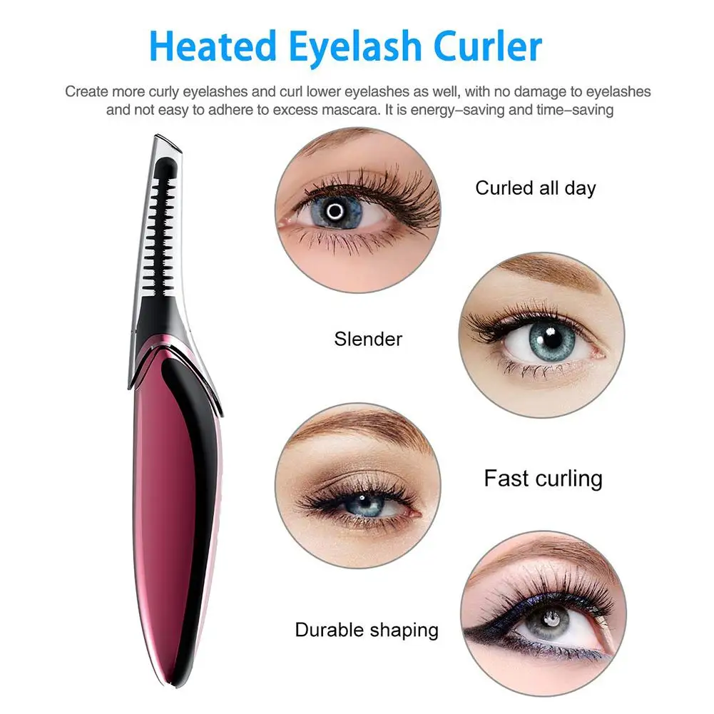 Mini USB Rechargeable Electric Heated Eyelash Long-Lasting Electric Ironing Eyelash Curler Device For Beauty Gift
Mini USB Rechargeable Electric Heated Eyelash Long-Lasting Electric Ironing Eyelash Curler Device For Beauty Gift