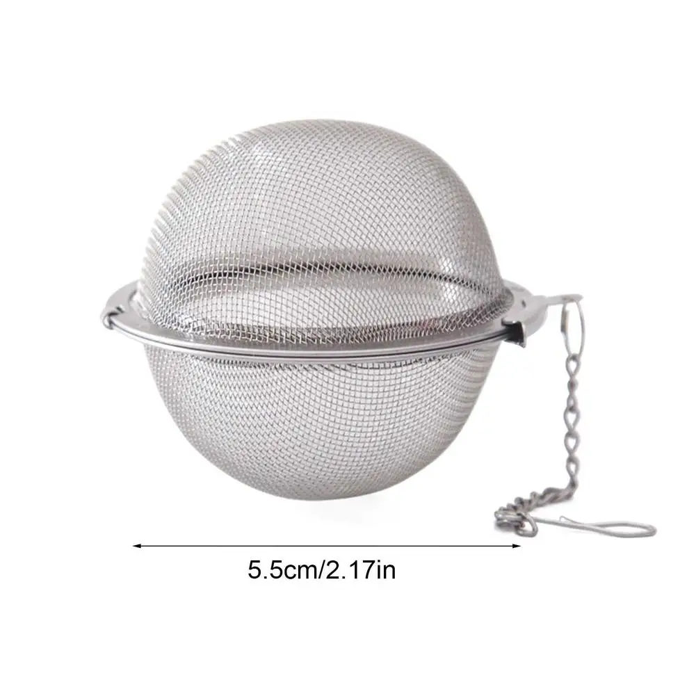 4.5/5.5/7cm Stainless Steel Tea Infuser Ball Tea Strainer Filter Infuser Sphere Locking Spice Tea Ball Kitchen Accessories
4.5/5.5/7cm Stainless Steel Tea Infuser Ball Tea Strainer Filter Infuser Sphere Locking Spice Tea Ball Kitchen Accessories