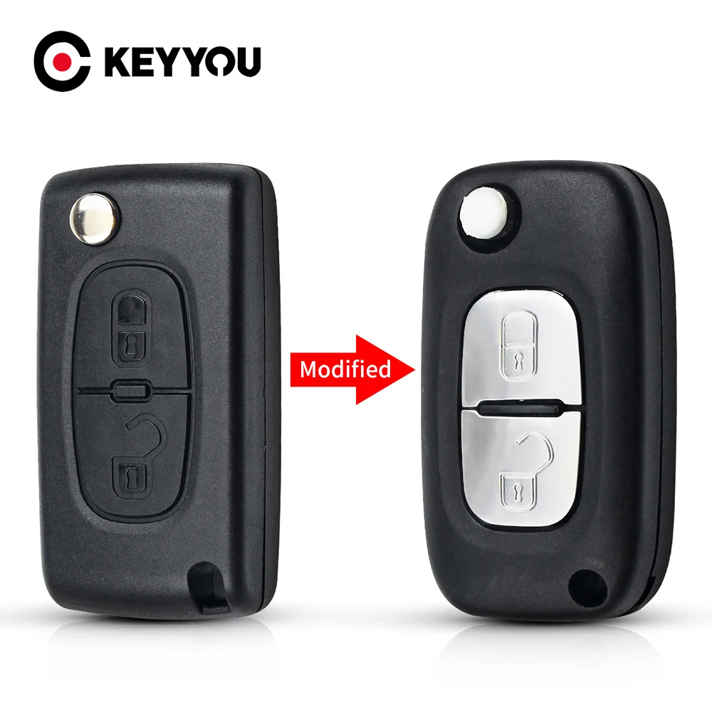 KEYYOU Flip Key Shell For Peugeot 206 207 206CC For Citroen C2 C3 C4 C5 C6 C8 NE73 Blade Uncut Fob Modified Car 2 Buttons Key
KEYYOU Flip Key Shell For Peugeot 206 207 206CC For Citroen C2 C3 C4 C5 C6 C8 NE73 Blade Uncut Fob Modified Car 2 Buttons Key