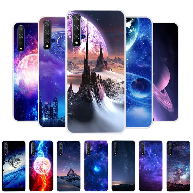 Чехол для Huawei Nova 5T чехол силиконовый мягкие чехлы из ТПУ на заднюю панель 5 T 6SE Nova6