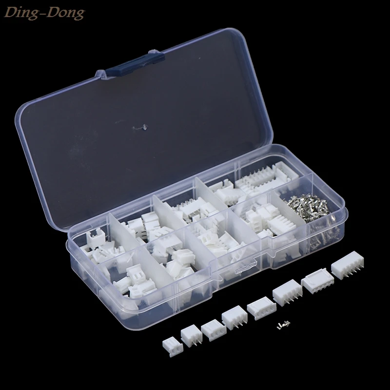 230pcs XH2.54 2p 3p 4p 5 pin 2.54mm Pitch Terminal Kit JST Connector DIY Kits
230pcs XH2.54 2p 3p 4p 5 pin 2.54mm Pitch Terminal Kit JST Connector DIY Kits