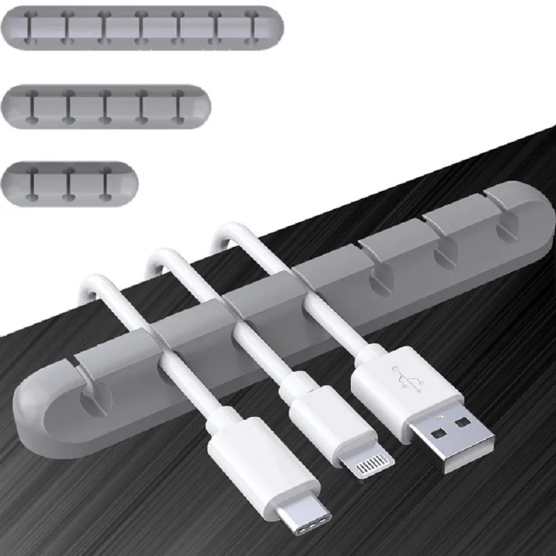 Silicone USB Cable Organizer Cable Winder Desktop Tidy Management Clips Cable Holder For Mouse Headphone Wire Organizer
Silicone USB Cable Organizer Cable Winder Desktop Tidy Management Clips Cable Holder For Mouse Headphone Wire Organizer