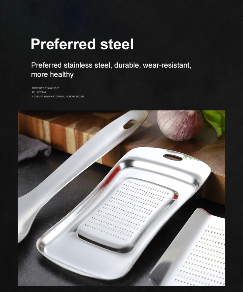 1PC/2PCS Stainless Steel 430 Garlic Presses Ginger Cutter Plastic Grinding Tool Kitchen Ginger Grater Grinder Kitchen Tools
1PC/2PCS Stainless Steel 430 Garlic Presses Ginger Cutter Plastic Grinding Tool Kitchen Ginger Grater Grinder Kitchen Tools