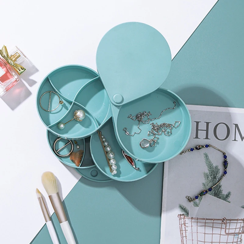 Creative 4-layer Rotating ABS Resin Jewelry Storage Box Girl Earring Necklace Storage Box 360 Degree Rotating Jewelry Storage
Creative 4-layer Rotating ABS Resin Jewelry Storage Box Girl Earring Necklace Storage Box 360 Degree Rotating Jewelry Storage