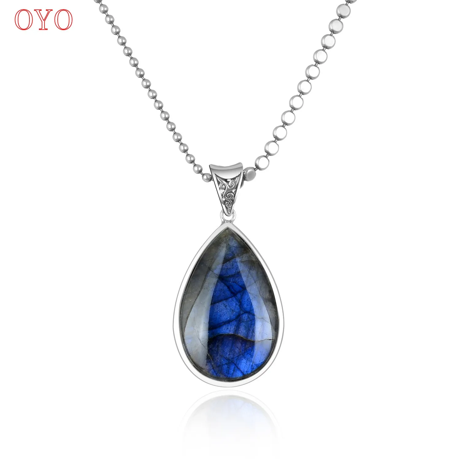 100% s925 silver natural moonstone labradorite rough stone pendant female drop-shaped retro simple all-match jewel
100% s925 silver natural moonstone labradorite rough stone pendant female drop-shaped retro simple all-match jewel